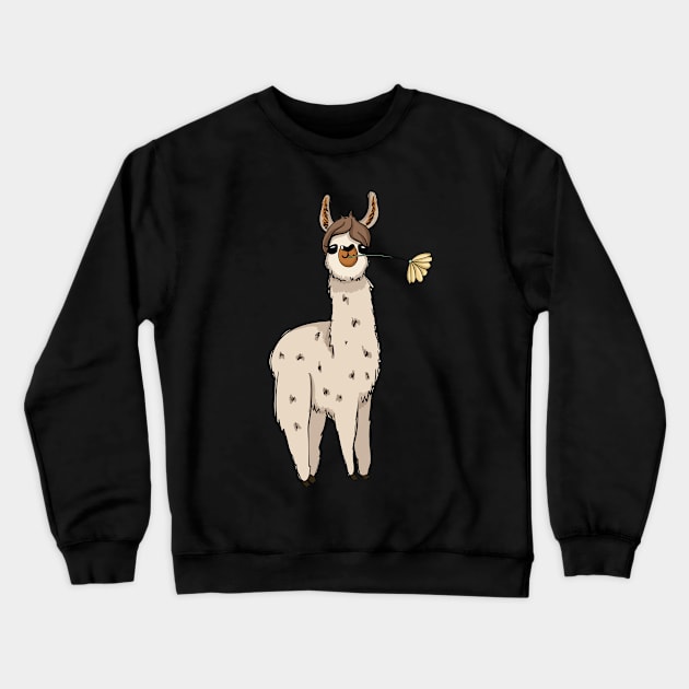 Funny Alpaca Love Tshirt Crewneck Sweatshirt by yaros